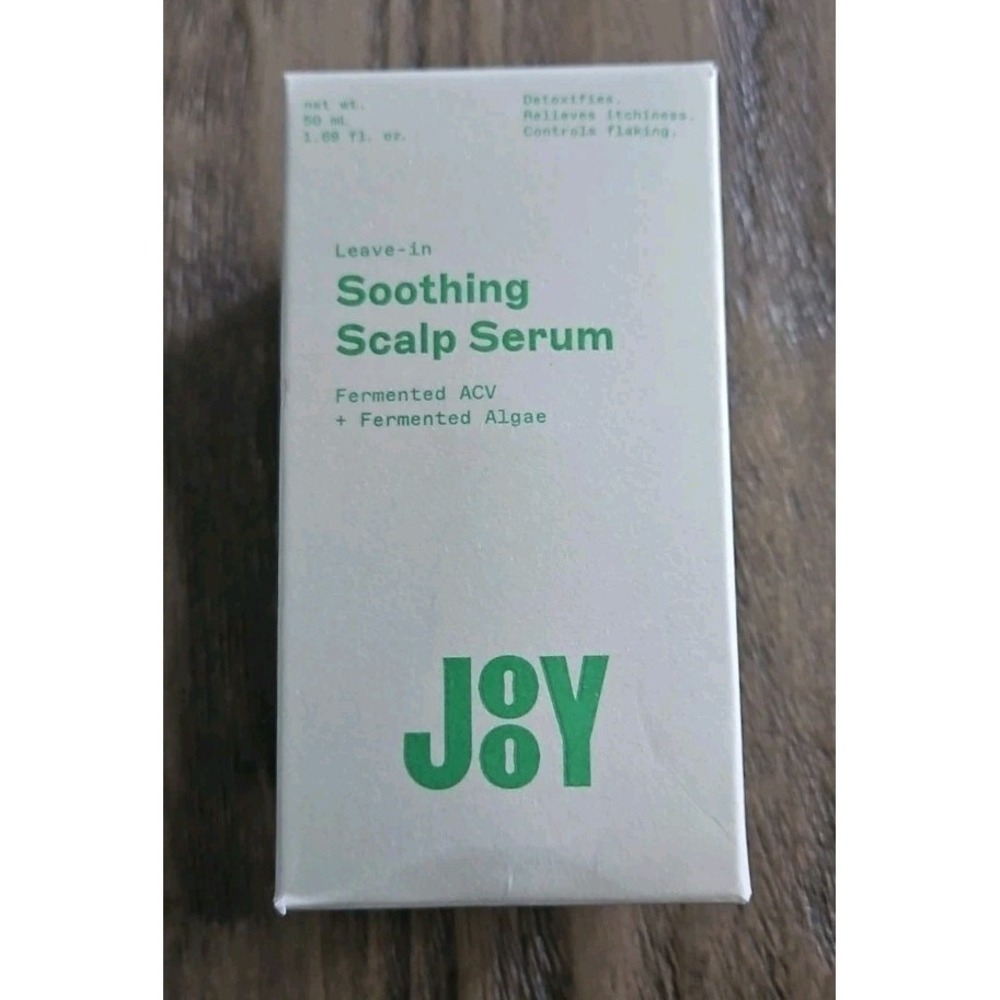 Jooy Leave-In Soothing Scalp Serum 1.69 oz Detoxifies Relieves Itchiness
